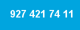 927 421 74 11